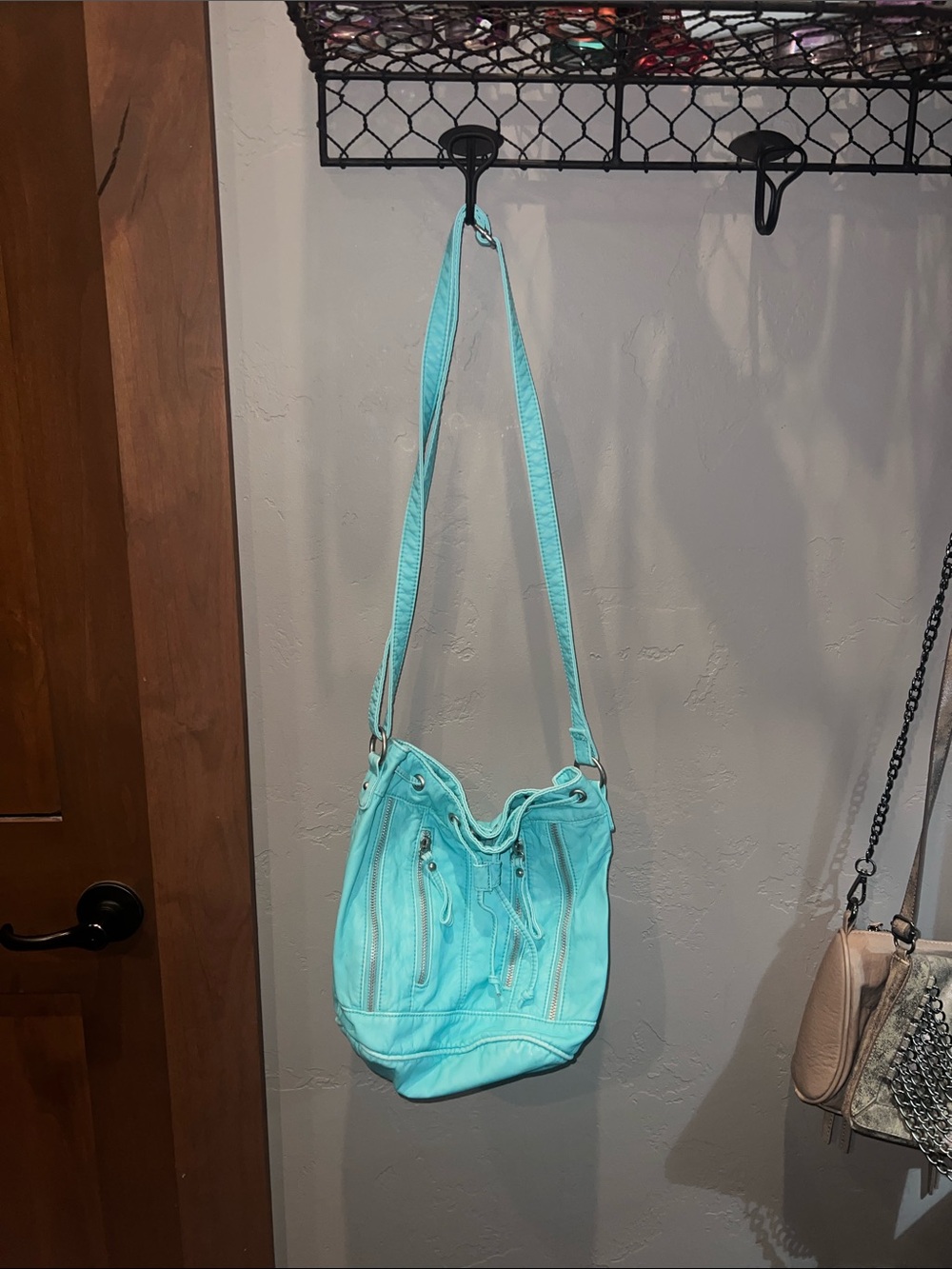 Maurices Bucket Purse-Blue